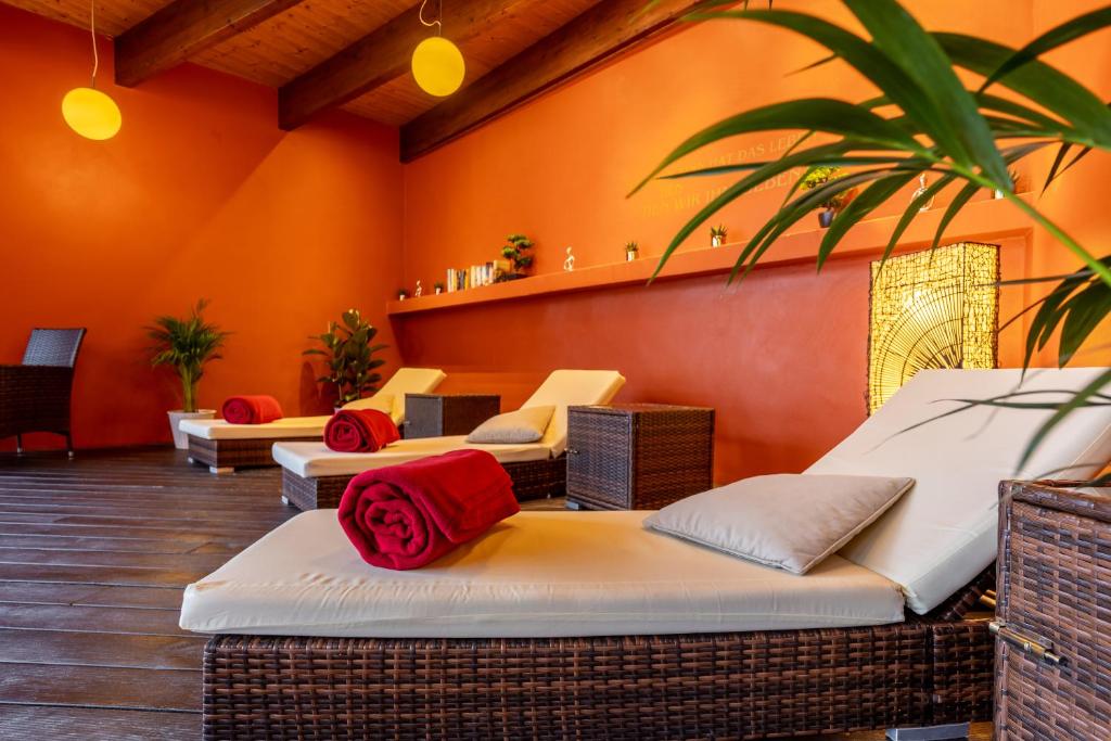 Posezení v ubytování Eurostrand Resort Lüneburger Heide