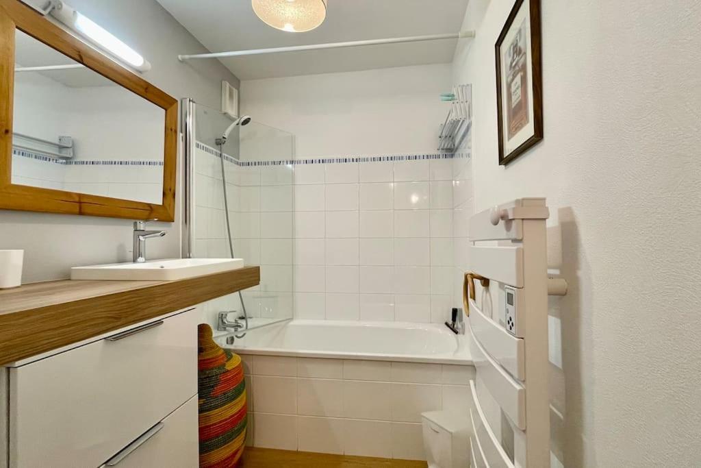 Kúpeľňa v ubytovaní Appartement MerliDunes Proche de la plage