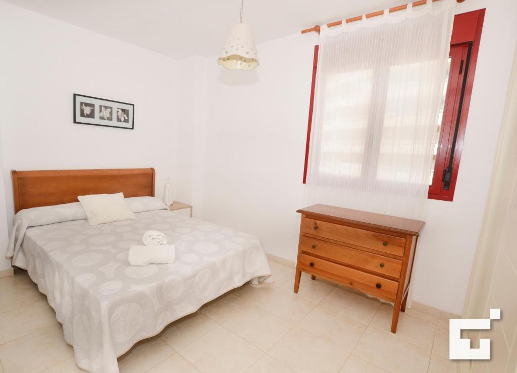 Posteľ alebo postele v izbe v ubytovaní Apartamento Amatista 29A - Grupo Turis