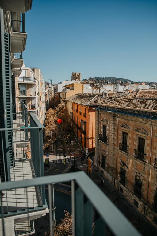 Nespecifikovaný výhled na destinaci Granada nebo výhled na město při pohledu z apartmánu