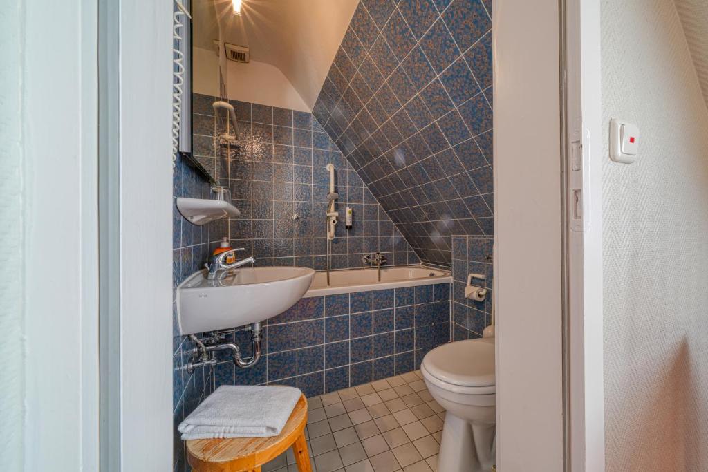 Koupelna v ubytování Hotel Zur Eule