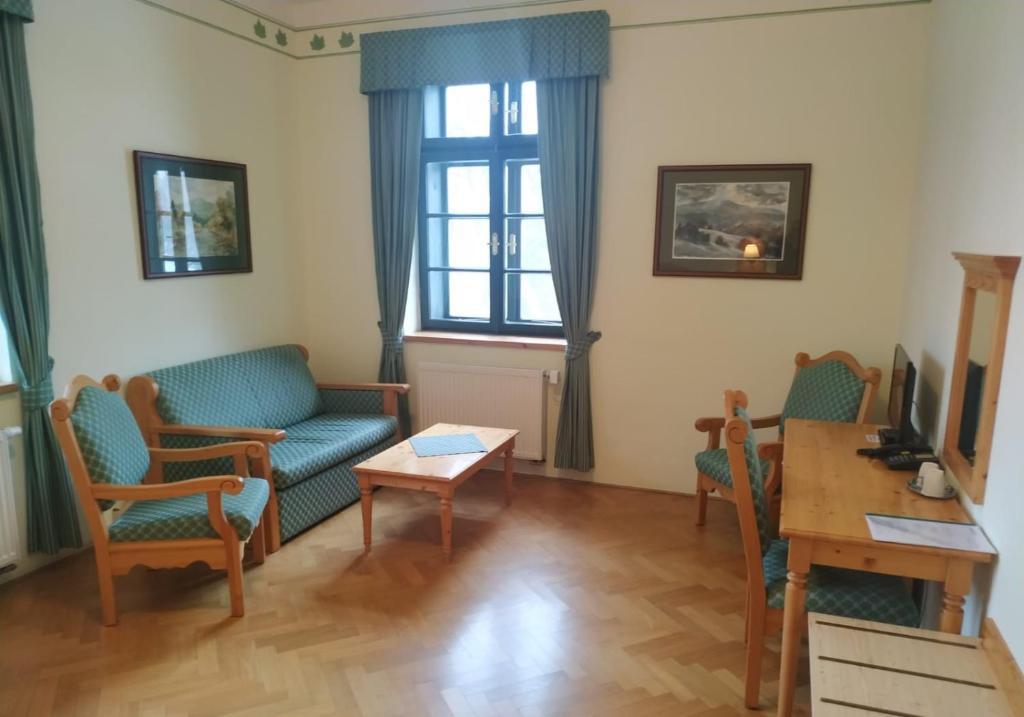 Posezení v ubytování Hotel Svatý Tomáš