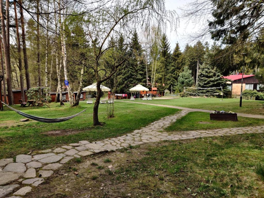 Zahrada ubytování Ośrodek leśny Rajsko w Zapuście