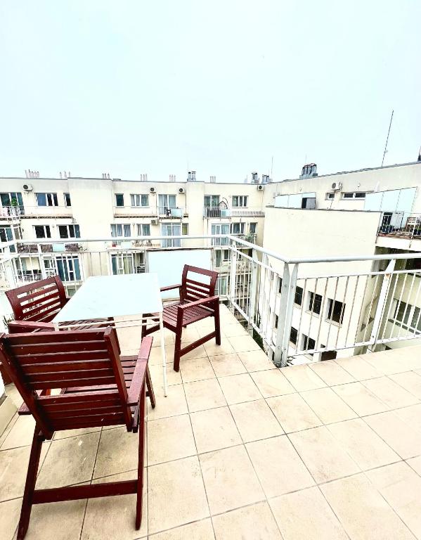 Balkón alebo terasa v ubytovaní Nova Apartments