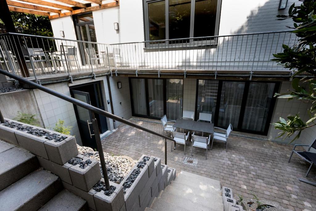 Balkón nebo terasa v ubytování mk monteurzimmer eschborn