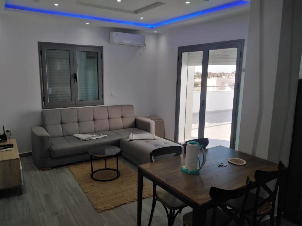 Istumisnurk majutusasutuses Résidence Inès Djerba Appartements VIP