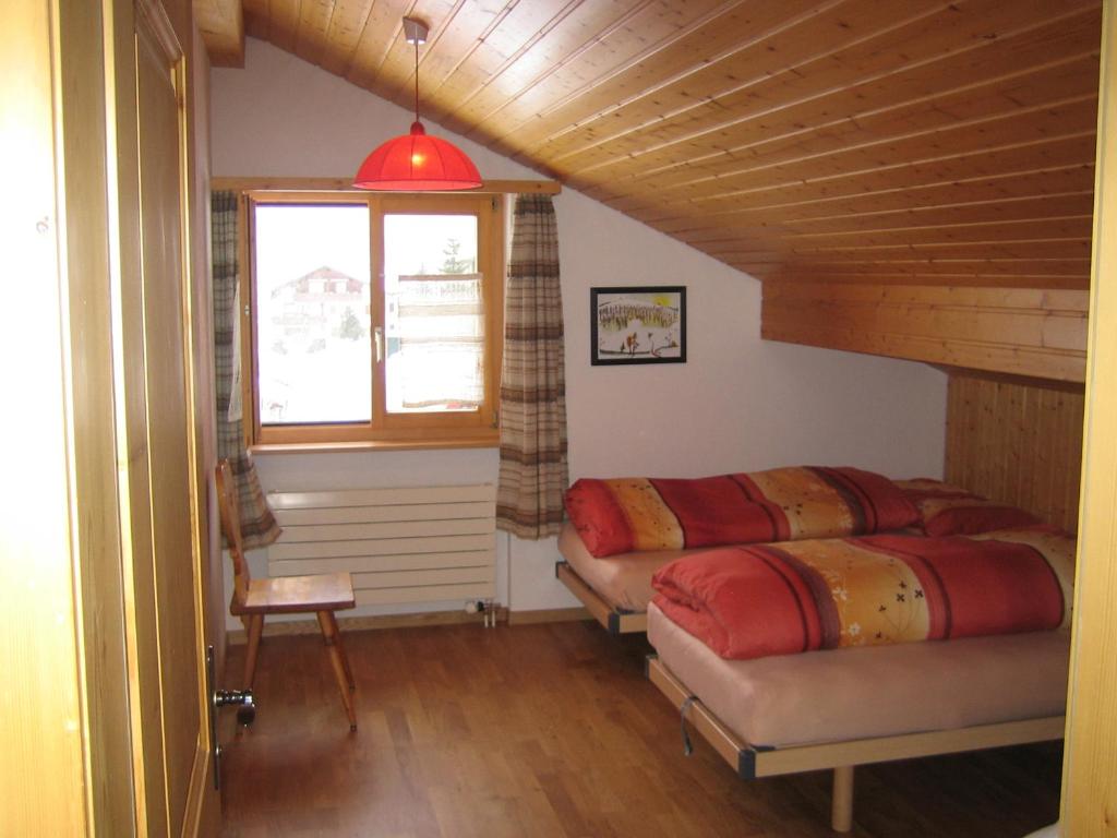 Posezení v ubytování Dachwohnung Unterem Hoereli