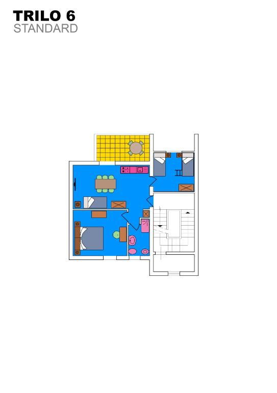 De plattegrond van Residence Oasis