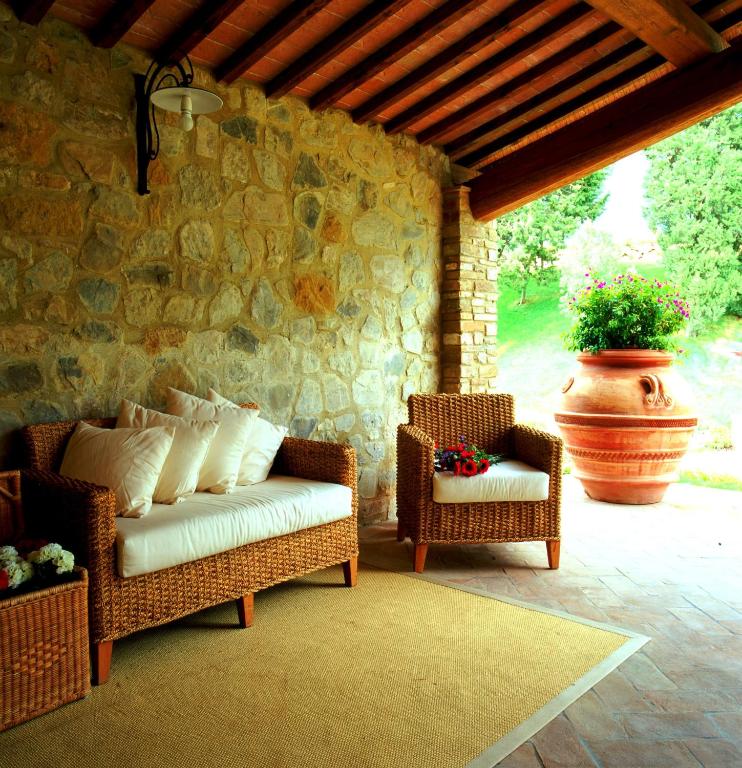 Posezení v ubytování Borgo della Meliana Gambassi Terme