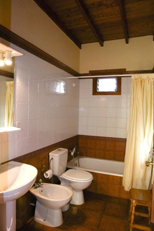Koupelna v ubytování Casa Rural Olga