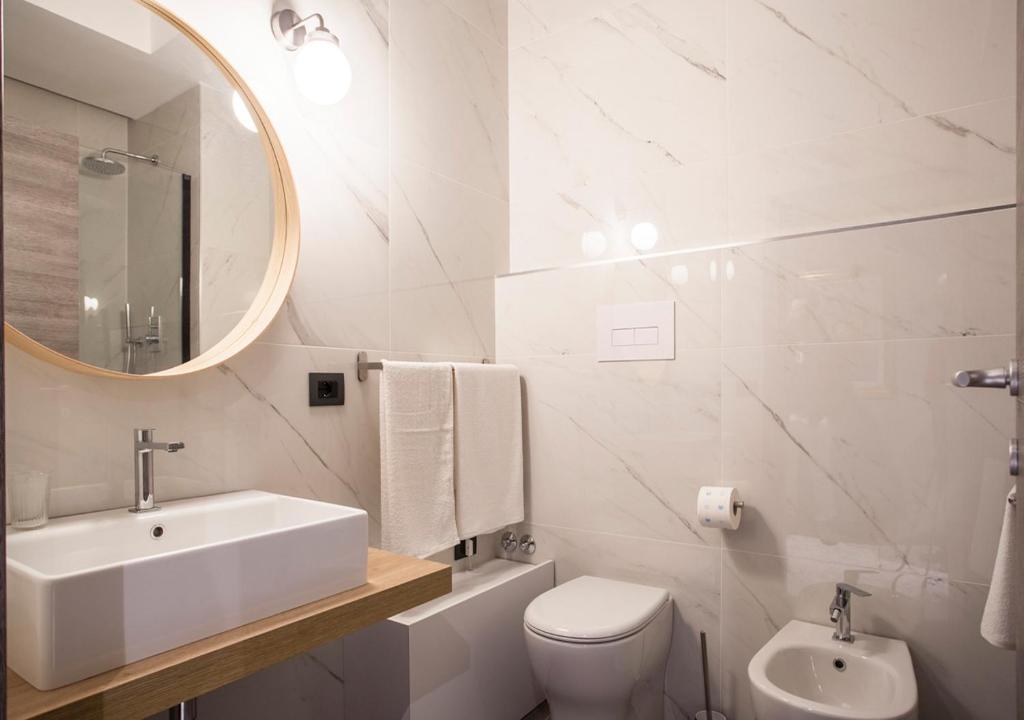 Koupelna v ubytování Corso Vittorio B&B