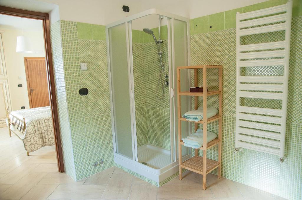 Koupelna v ubytování B&B La Cannalia