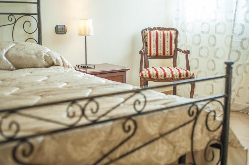 Postel nebo postele na pokoji v ubytování B&B La Cannalia