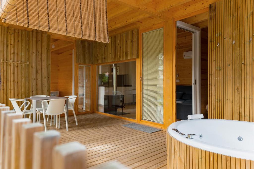 Cabanas Narea - Bañera de hidromasaje en Laxe
