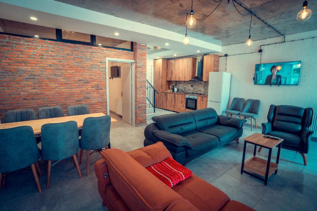 Posezení v ubytování Villa In Didveli