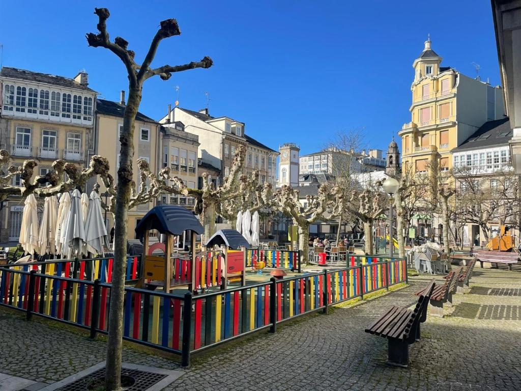 A local landmark close to a vendégházakat