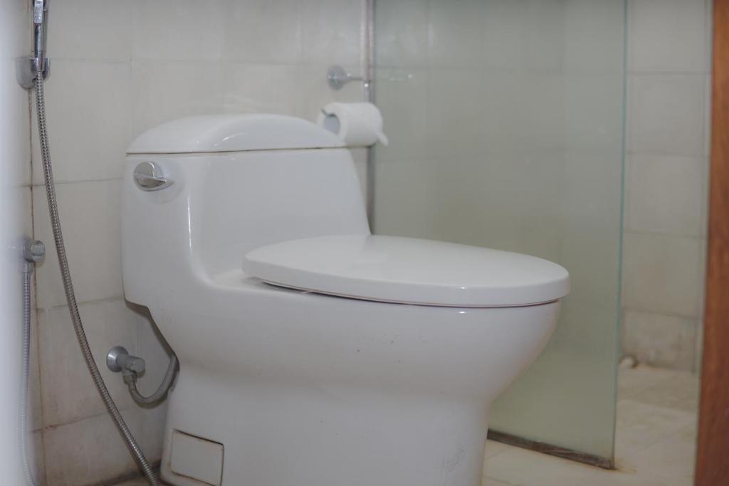 Koupelna v ubytování Augustina Home