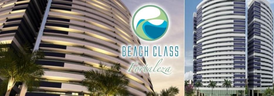 una representación de un gran edificio con un logotipo en Beach Class, en Fortaleza