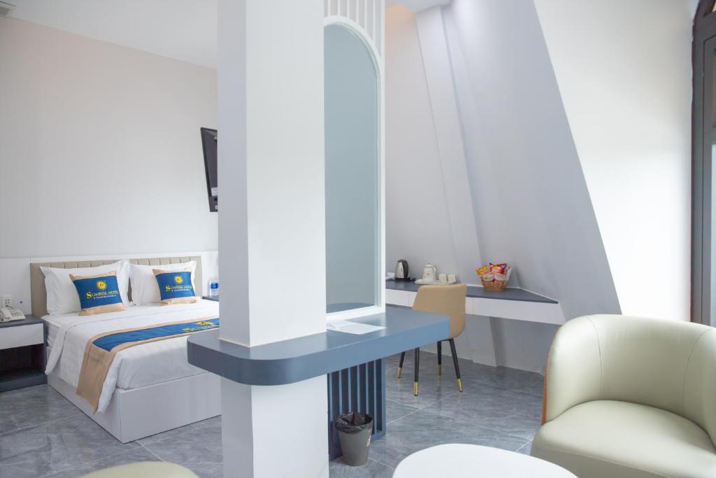 Posezení v ubytování SUNRISE Hotel Bạc Liêu