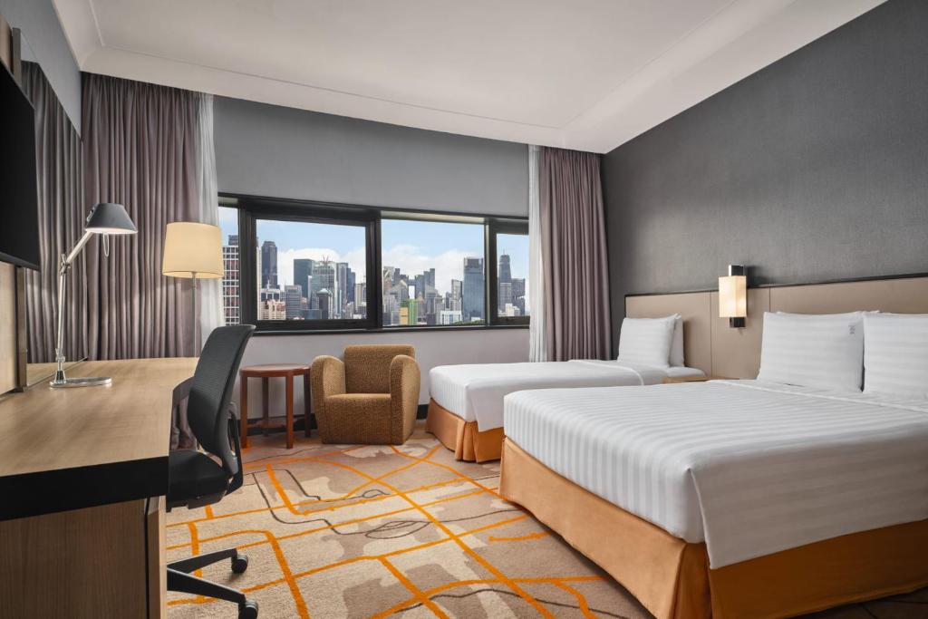 Holiday Inn Singapore Atrium by IHG - 一间双人床的标准房间 - 休息室通道