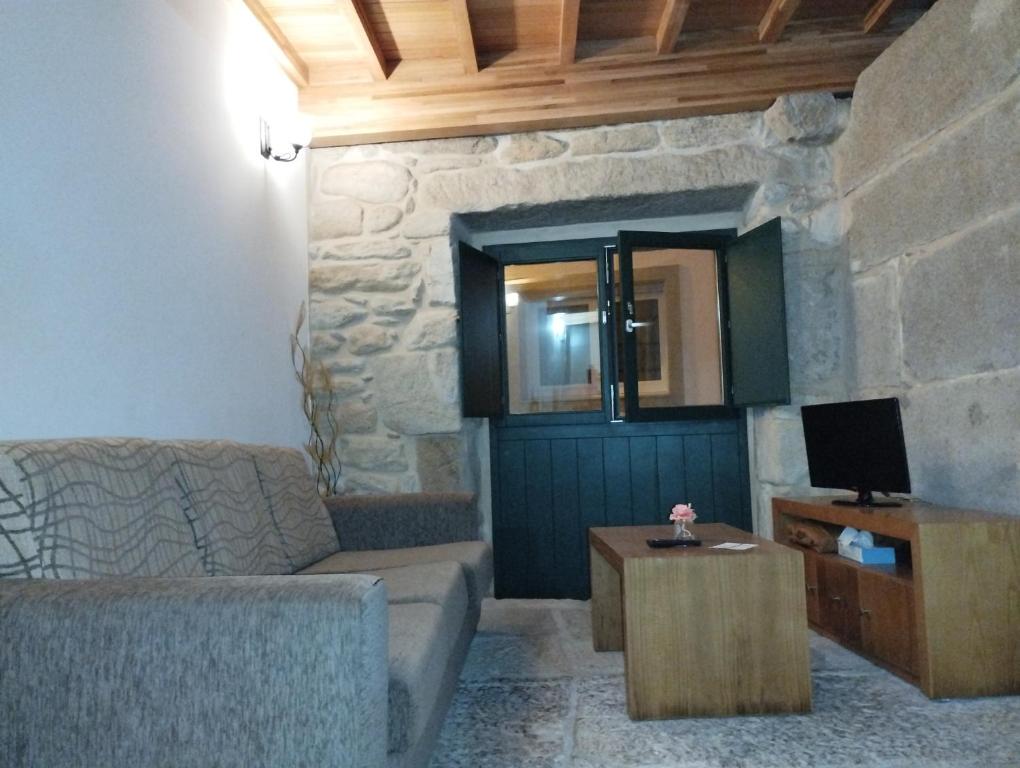 TV a/nebo společenská místnost v ubytování Casa San José