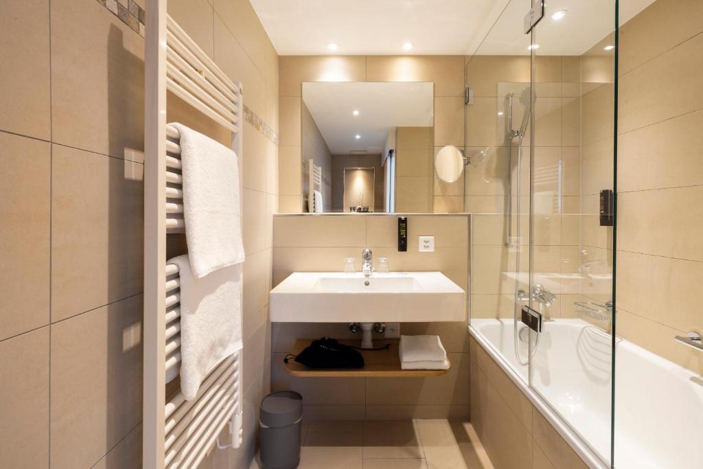 Koupelna v ubytování Fred Hotel Zürich Hauptbahnhof
