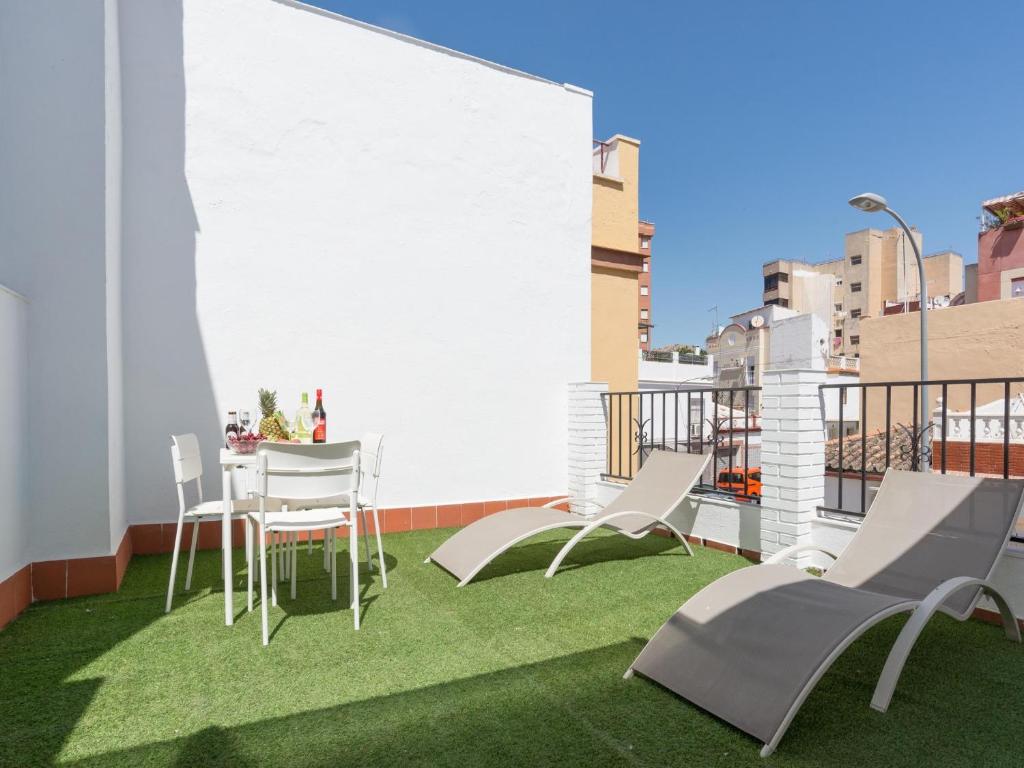 Balkón alebo terasa v ubytovaní Preciosa Casa Terraza Privada 2hab 2baños AC