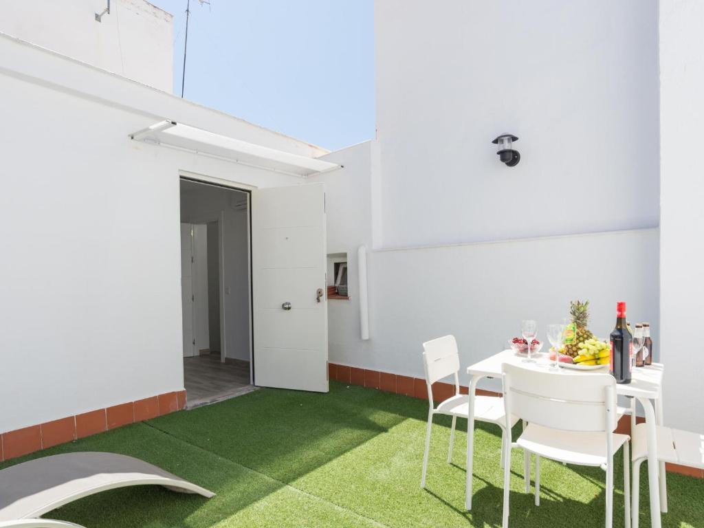 Patio alebo iná vonkajšia časť ubytovania Preciosa Casa Terraza Privada 2hab 2baños AC