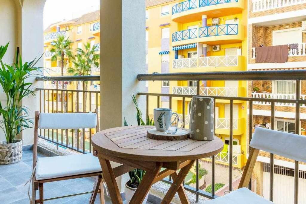 Balkón nebo terasa v ubytování Apartamento Pink Arena
