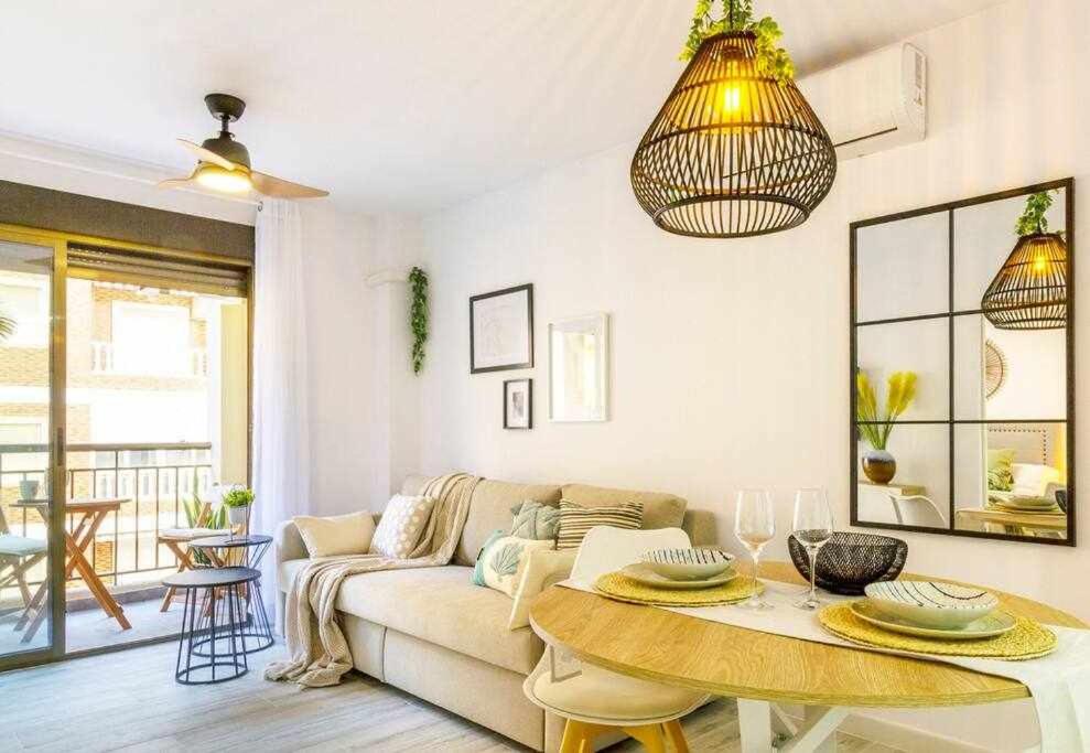 Posezení v ubytování Apartamento Pink Arena