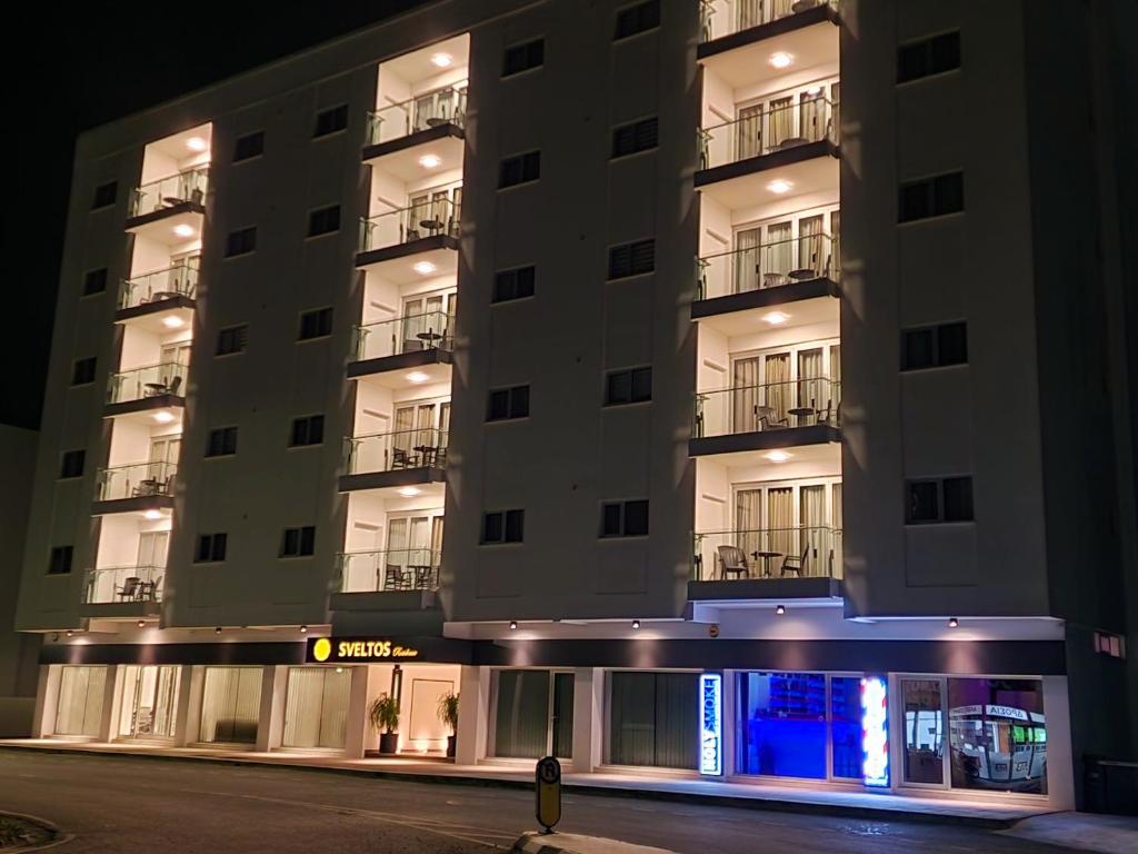 Budova, kde se aparthotel nachází
