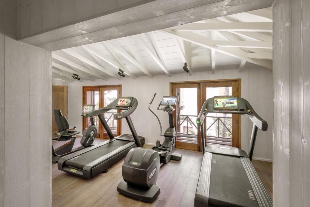 Fitness centrum a/nebo fitness zařízení v ubytování Hotel Manapany