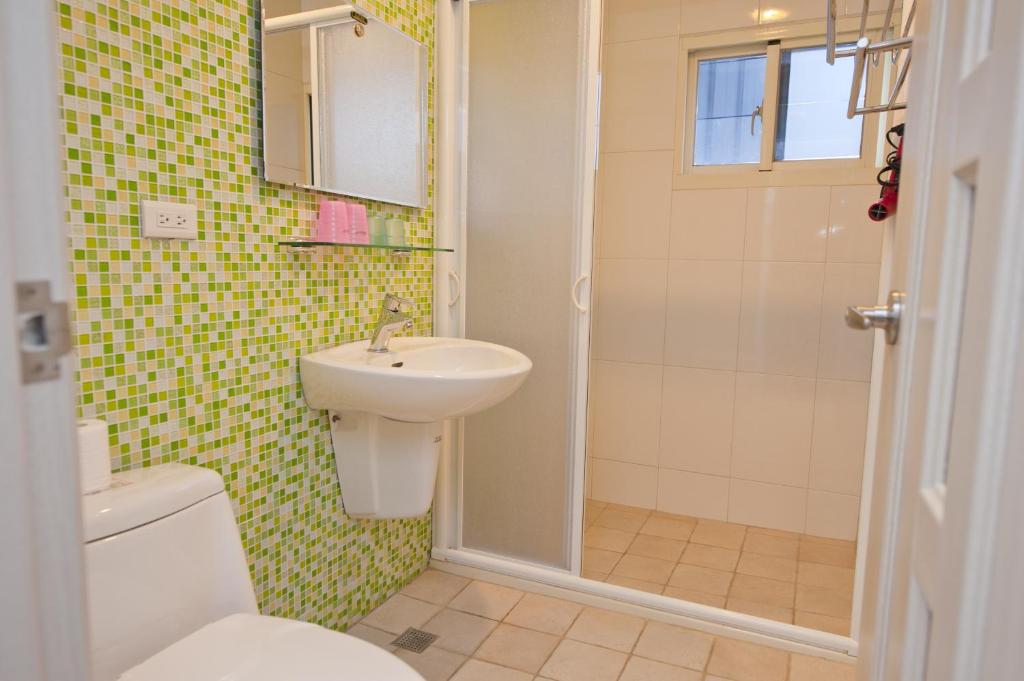 Koupelna v ubytování Hana B&B