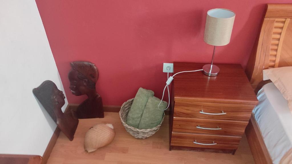 Postel nebo postele na pokoji v ubytování Rose`s place