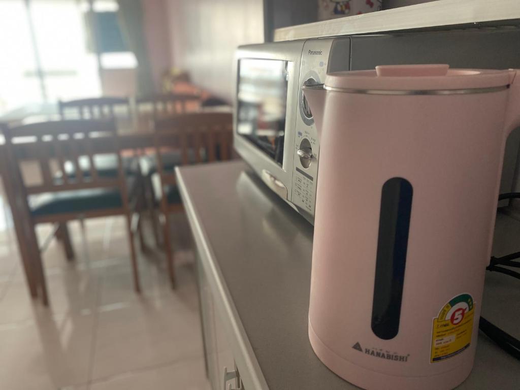 Kuchyň nebo kuchyňský kout v ubytování Mike's Condo
