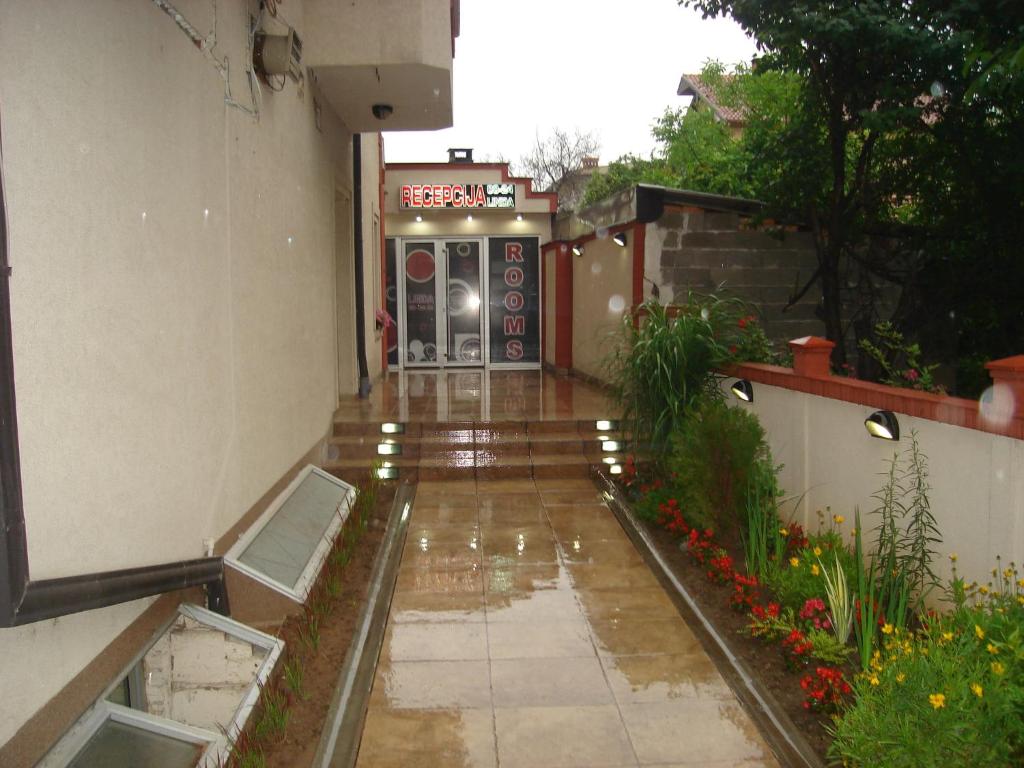 Budova, kde se bed and breakfast nachází