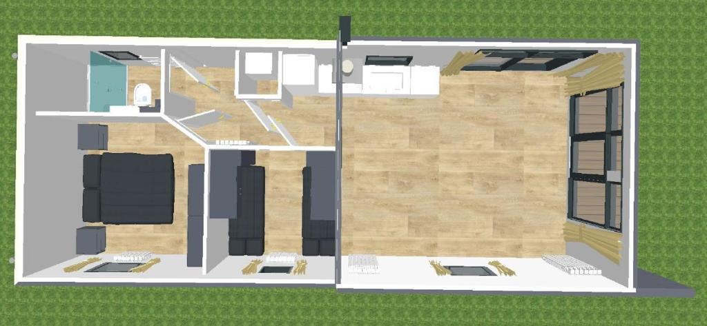 Recreatiepark Jachthaven De Veerstal Lathum - Luxe Chalet - Two-Bedroom Chalet