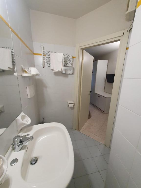 Koupelna v ubytování Hotel Cumilì