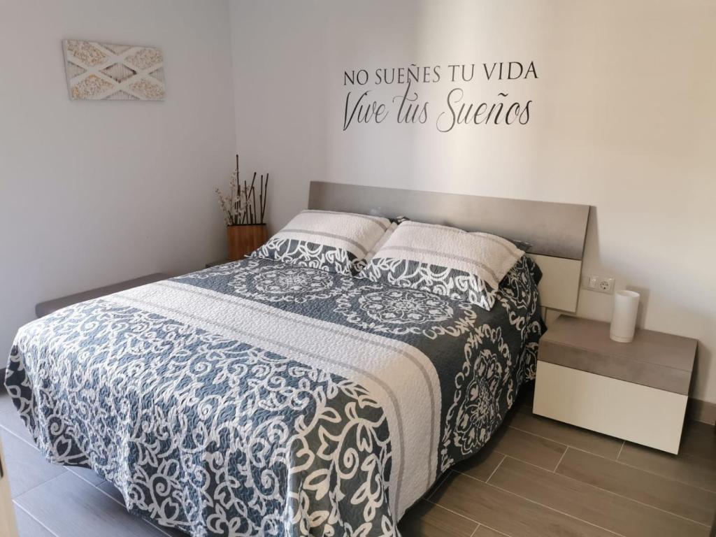 Postel nebo postele na pokoji v ubytování EVA Levante Beach