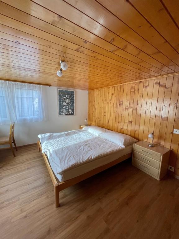 Postel nebo postele na pokoji v ubytování Moritzhaus