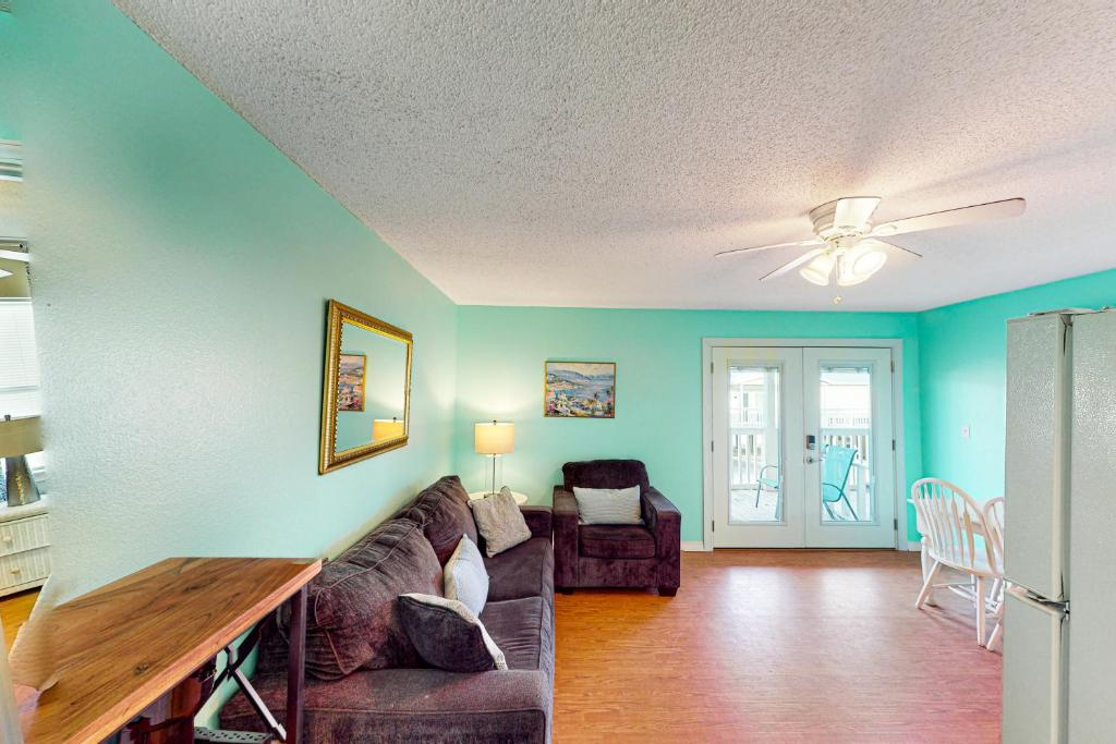 Posezení v ubytování Moonraker 22