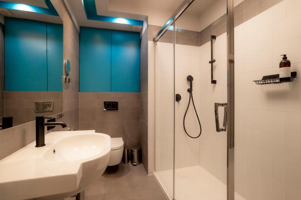 Kúpeľňa v ubytovaní Penthouse Cracow