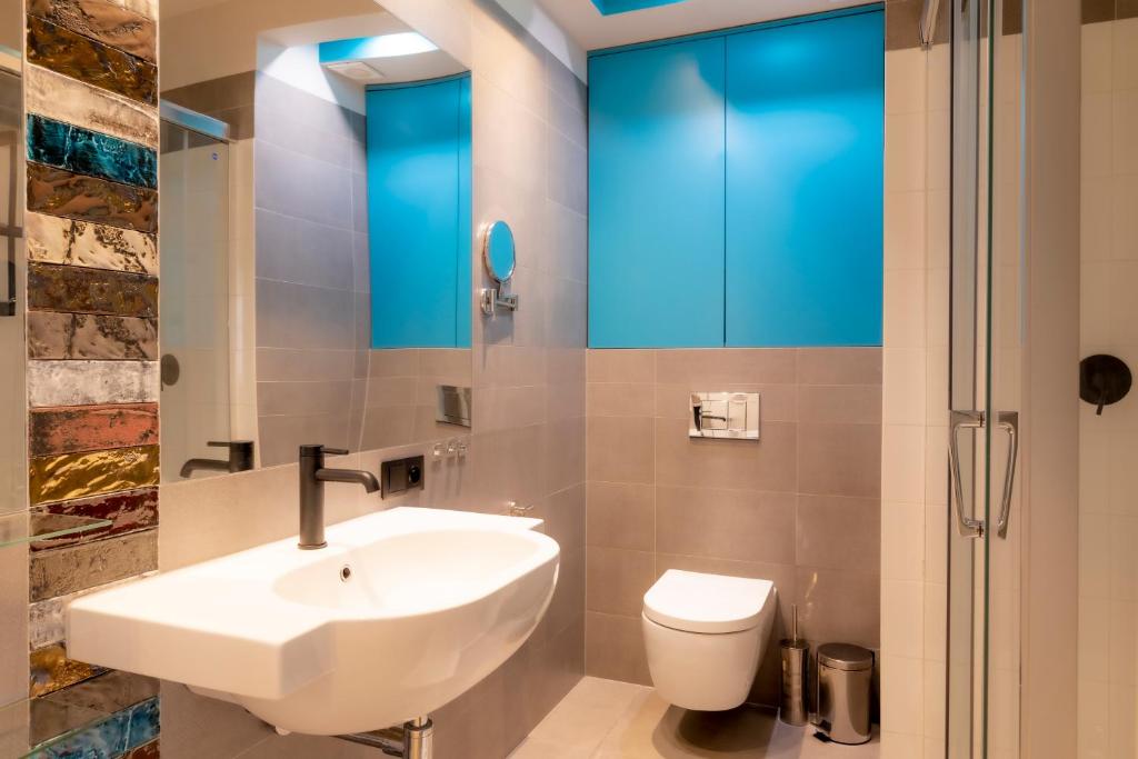 Kúpeľňa v ubytovaní Penthouse Cracow