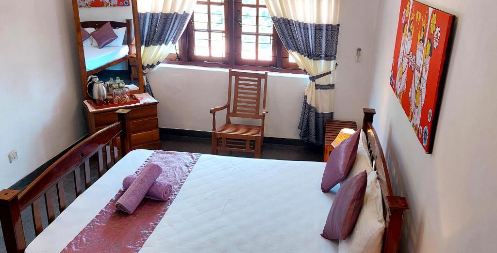 Postel nebo postele na pokoji v ubytování The Comfort