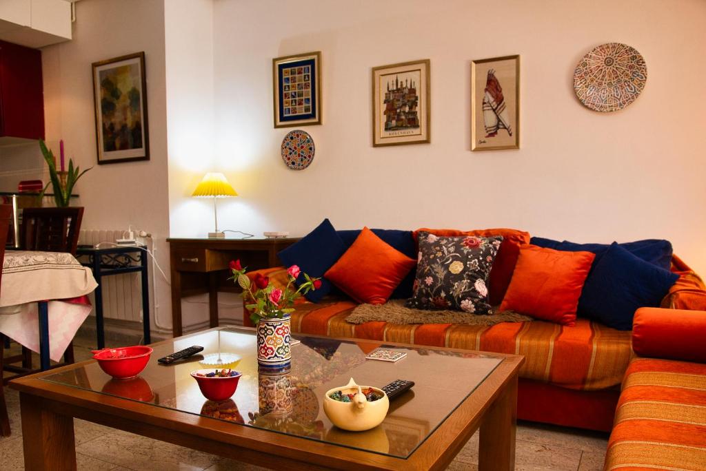 Posezení v ubytování DESiGN UNQUE appartement