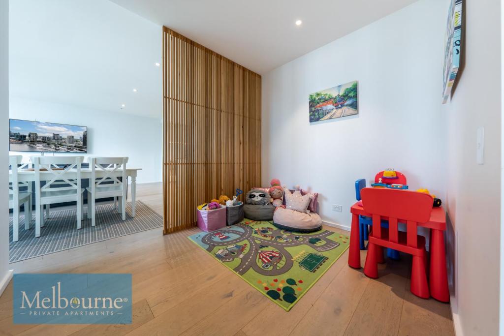 Travel Proud Melbourne Private Apartments - Collins Street Waterfront, Docklands - Appartamento Con Tre Camere Vista Porto Con Area Giochi Per Bambini Fronte Mare Assoluto