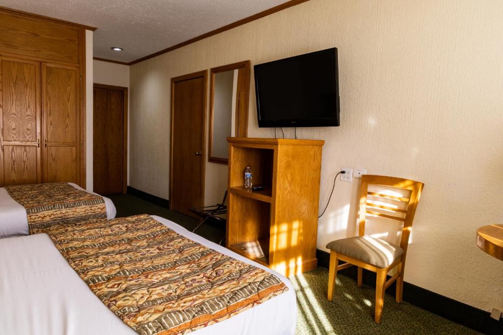 Postel nebo postele na pokoji v ubytování Hotel Sicomoro