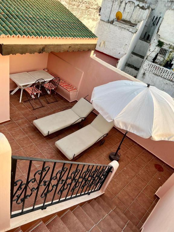 Balkón nebo terasa v ubytování Riad Dar Hanae