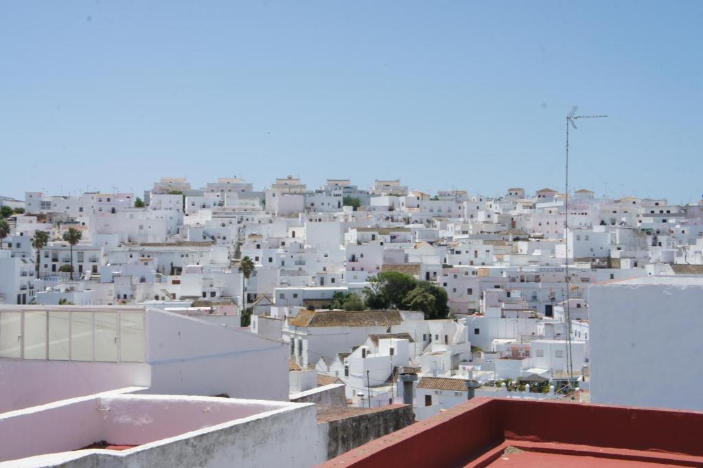 Nespecifikovaný výhled na destinaci Vejer de la Frontera nebo výhled na město při pohledu z apartmánu