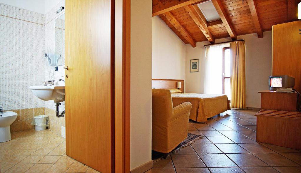 Posezení v ubytování Alla Nave